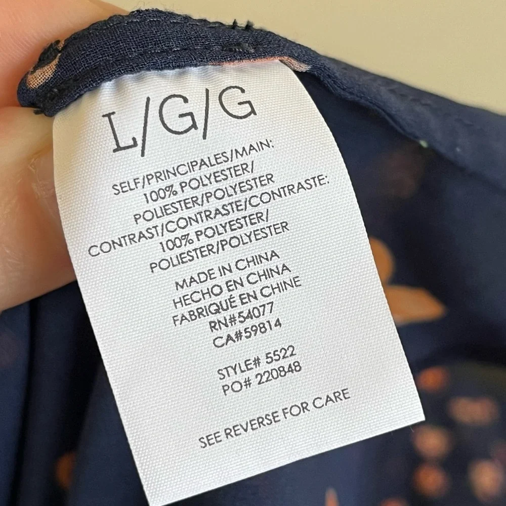 Cabi Floral Sunset Kiss Sheer Blouse - Size L - Picture 10 of 13